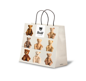 Steiff Paper Gift Wrap Bag with Assorted Teddy Bears - Size 2 Medium
