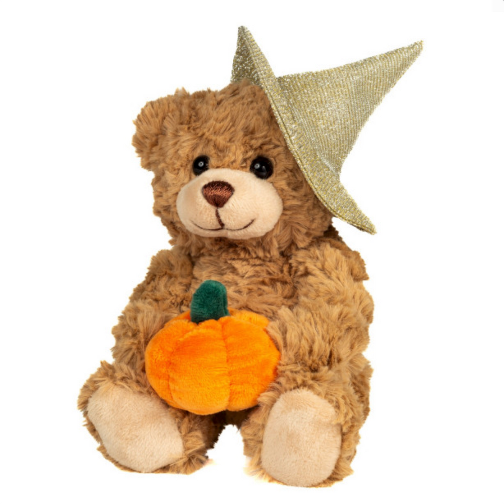 Hermann Small Plush Halloween Teddy Bear with Pumpkin