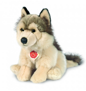 Wolf Sitting Hermann Teddy Plush 29cm Soft Children's Toy