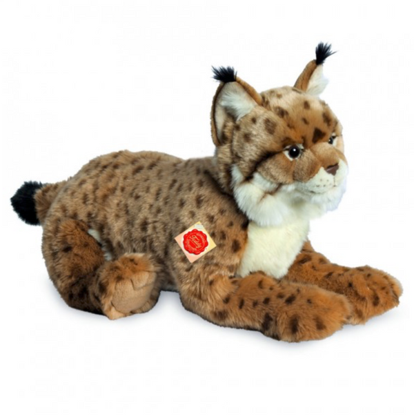 Lynx Lying Hermann Teddy Plush 45cm Soft Children's Toy