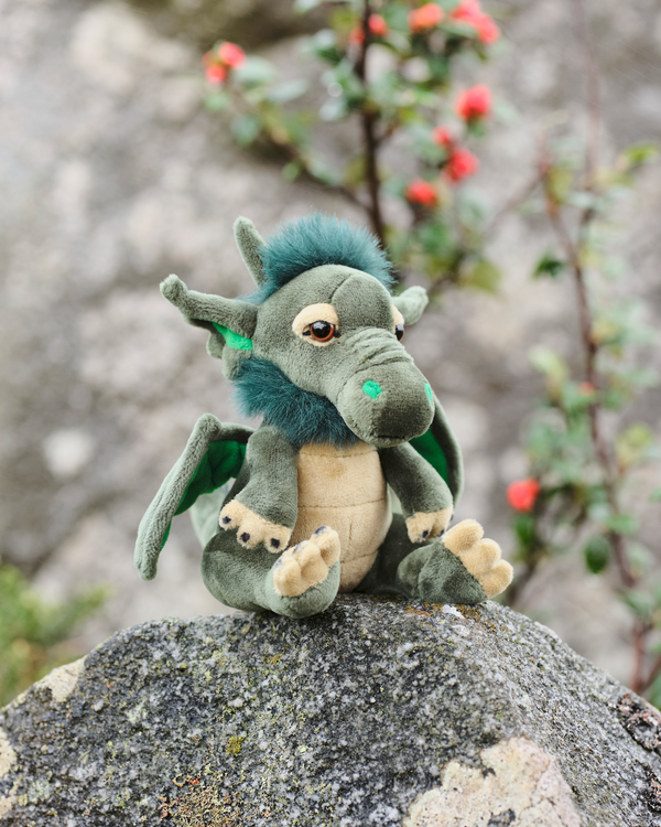 Grumbleweed Cuddle Cub Green Dragon by Charlie Bears Plush Soft Toy