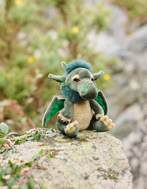 Grumbleweed Cuddle Cub Green Dragon by Charlie Bears Plush Soft Toy