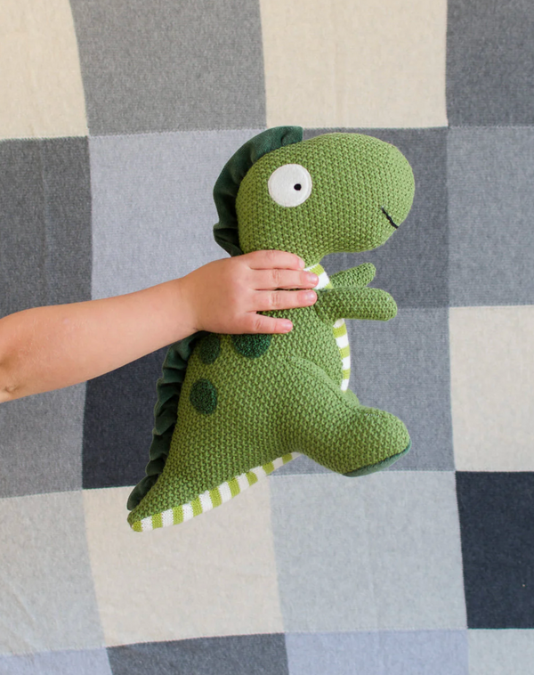 Big Dodger The Dino Knitted Dinosaur Toy