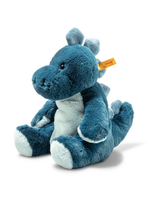 P-Spott Blue Stegosaurus 28cm Steiff Plush Children's Dinosaur Toy 087868