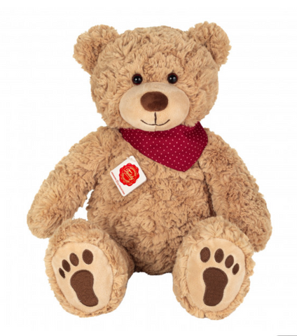 Teddy Chilly Hermann 40cm Plush Teddy Bear with Red Neckerchief