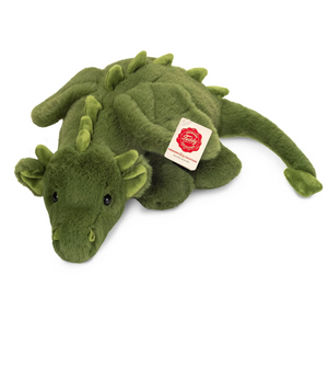 Cleo Green 32cm Hermann Teddy Plush Lying Dragon