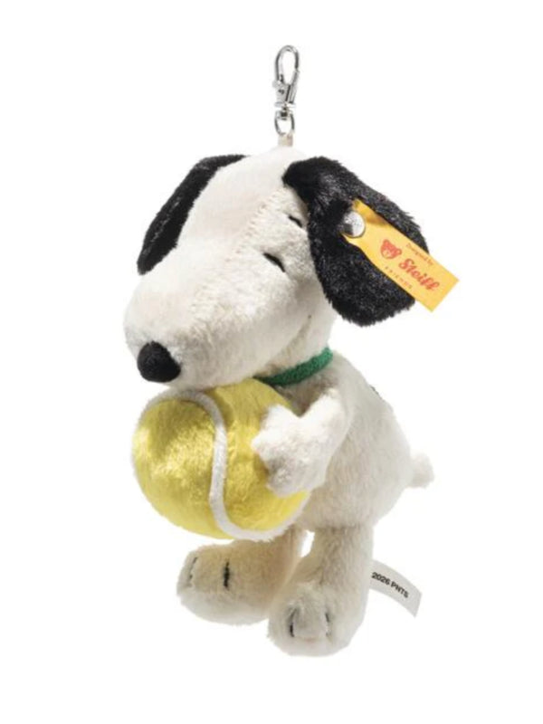 Steiff Pendant Snoopy Keyring Bag Charm with Tennis Ball