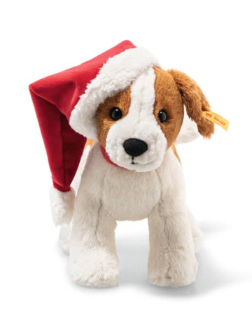 Christmas Snuffy Dog Steiff 27cm Soft & Cuddly Children's Toy Puppy