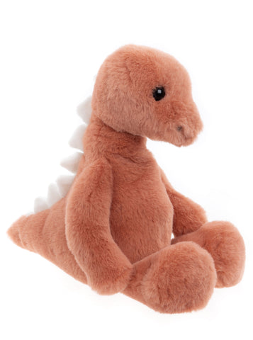 Stevie Stegosaurus Marmalade Orange Medium Bear & Me Children's Toy Dinosaur