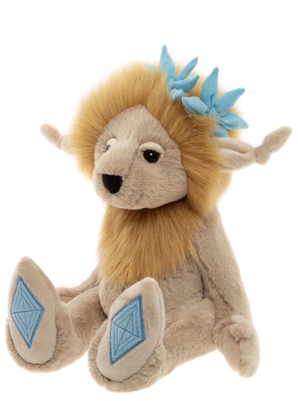 Topaz Blue Bearhouse by Charlie Bears Plush Troll