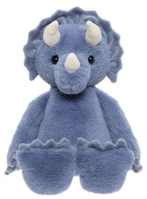 Troy Plush Charlie Bears Bear & Me Collection Triceratops Dinosaur
