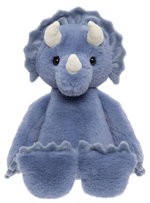 Troy Plush Charlie Bears Bear & Me Collection Triceratops Dinosaur