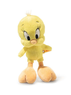 Tweety 20cm Yellow Steiff Soft & Cuddly Friends Collection Looney Tunes Bird