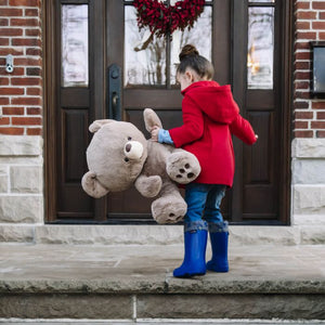 Kai Large 50cm Taupe Plush Teddy Bear