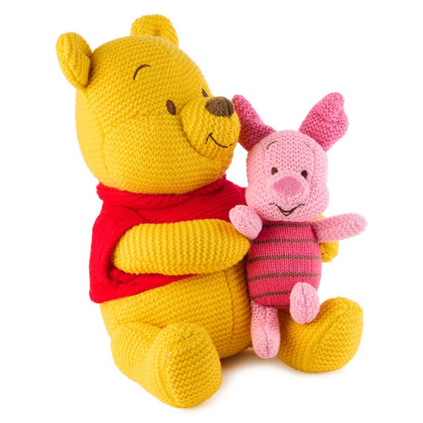 Disney Gund Knit Plush Winnie the Pooh & Piglet