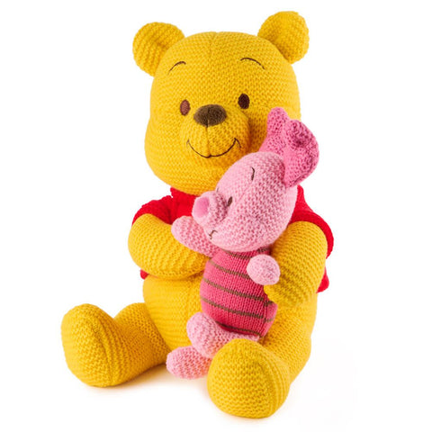 Disney Gund Knit Plush Winnie the Pooh & Piglet