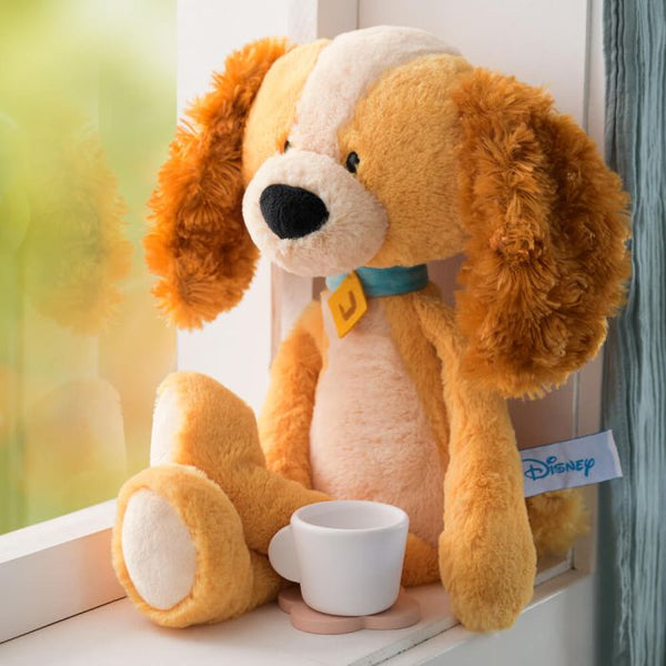 Disney Gund Toothpick Lady Cocker Spaniel Plush Toy Puppy Dog