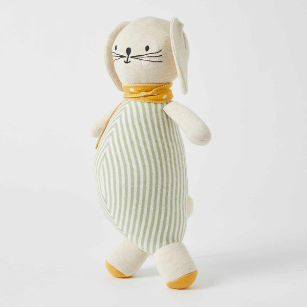 Evie Bunny Cotton Knit Baby Toy Doll Suitable From Birth