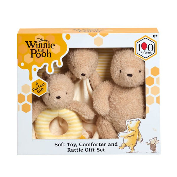 Winnie the Pooh 100th Anniversary 3 Piece Baby Gift Set