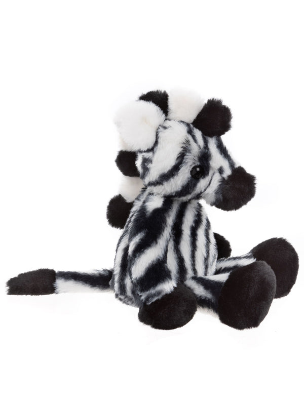 Zizi Zebra Plush Charlie Bears Bear & Me Collection Teddy Bear
