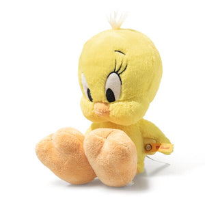 Tweety 20cm Yellow Steiff Soft & Cuddly Friends Collection Looney Tunes Bird
