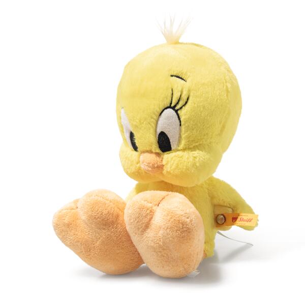 Tweety 20cm Yellow Steiff Soft & Cuddly Friends Collection Looney Tunes Bird