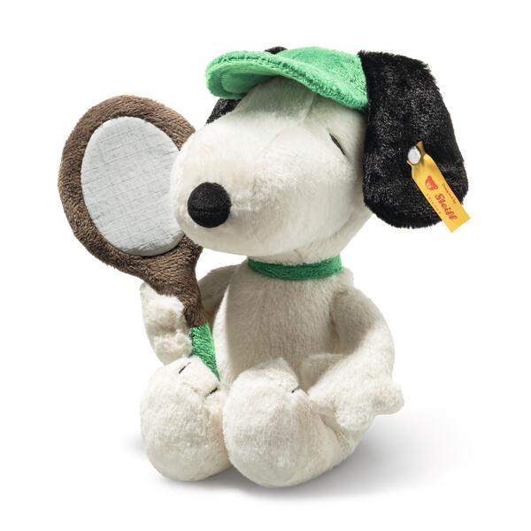 Snoopy Tennis Steiff Plush 22cm Soft & Cuddly Friends Teddy Bear