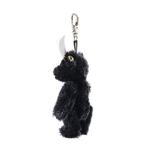 Mini Teddy Bear Steiff Black Mohair Keyring
