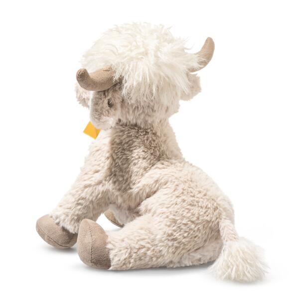 Harper the Highland Cow 24cm Beige Soft & Cuddly Friends Collection