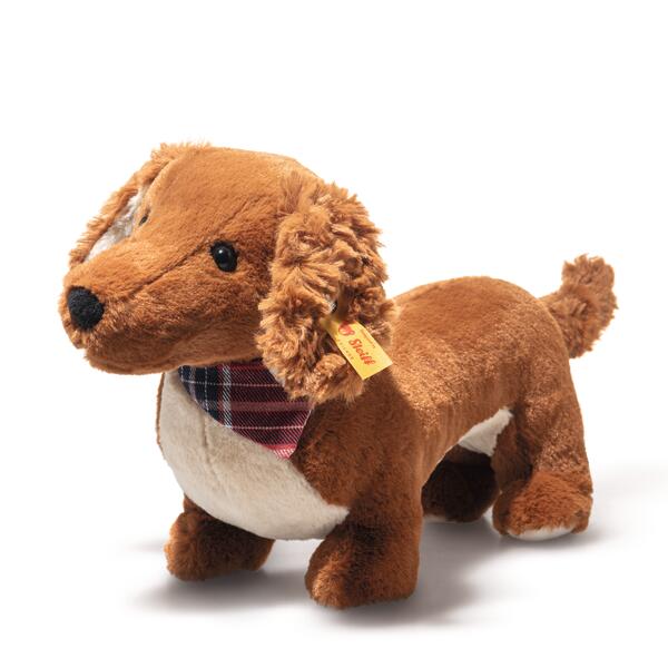 Steiff Plush Waldi Dachshund Puppy Dog