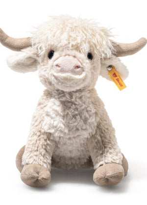 Harper the Highland Cow 24cm Beige Soft & Cuddly Friends Collection