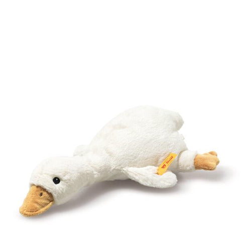 Gilda Goose Steiff 21cm Baby Rattle Soft Toy