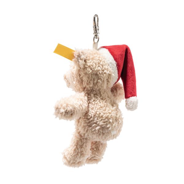 Ben Christmas 12cm Steiff Plush Miniature Teddy Bear Key Ring Pendant