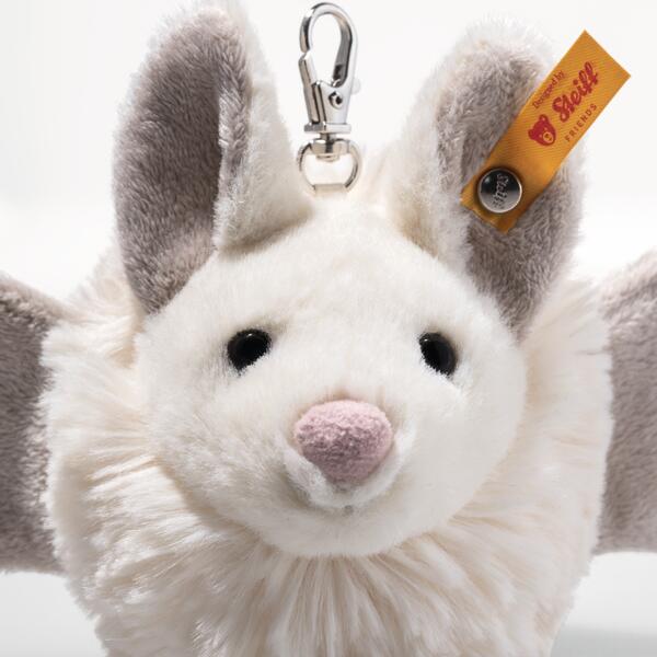 Steiff Pendant Batilda 2026 White Bat Plush Halloween Collection Key / Bag Charm