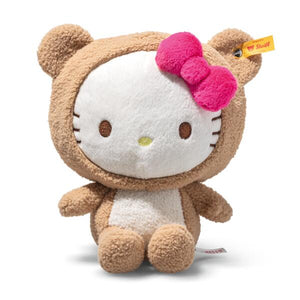 Steiff Hello Kitty 20cm Beige Soft & Cuddly Friends Children's Plush Toy Teddy Bear