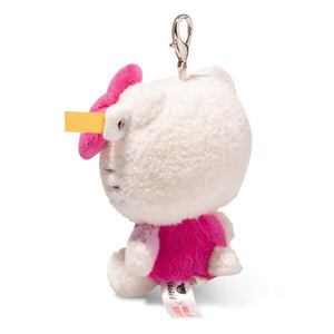 Steiff Hello Kitty White / Pink Keyring Bag Charm Pendant