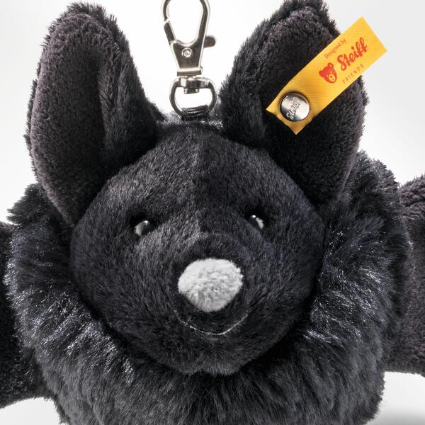 Steiff Halloween Pendant Boris 2026 Black Bat Plush Key / Bag Charm