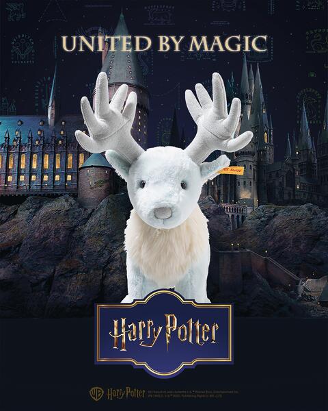 Patronus Stag 25cm Ice Blue Steiff Plush Children's Toy