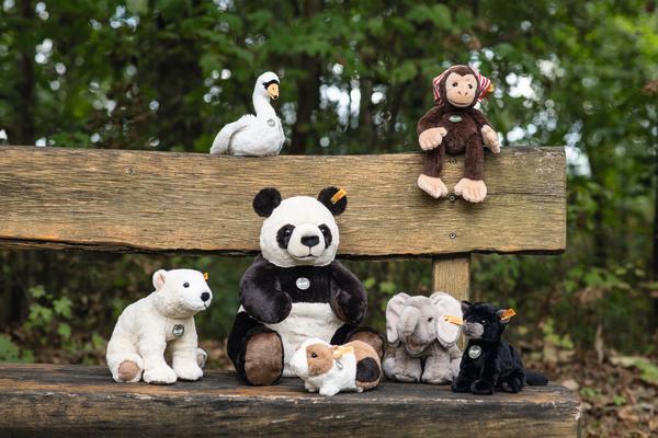 Pandi Big Steiff 40cm Black & White Plush Panda Bear