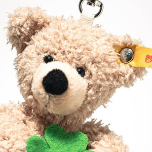 Fynn Beige Keyring Bag Good Luck Teddy Bear Miniature Charm