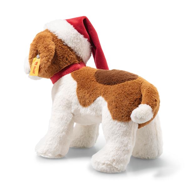 Christmas Snuffy Dog Steiff 27cm Soft & Cuddly Children's Toy Puppy