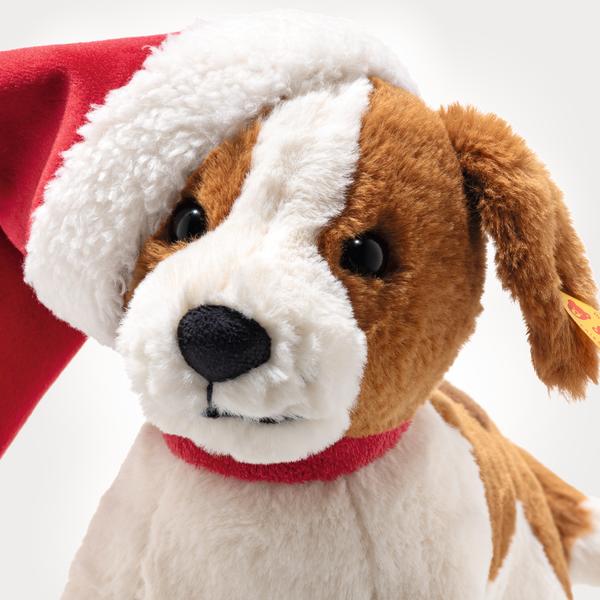 Christmas Snuffy Dog Steiff 27cm Soft & Cuddly Children's Toy Puppy