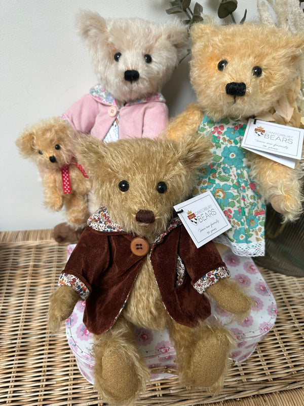 Harold 33cm Fully Jointed Mohair Handmade Collectable Teddy Bear