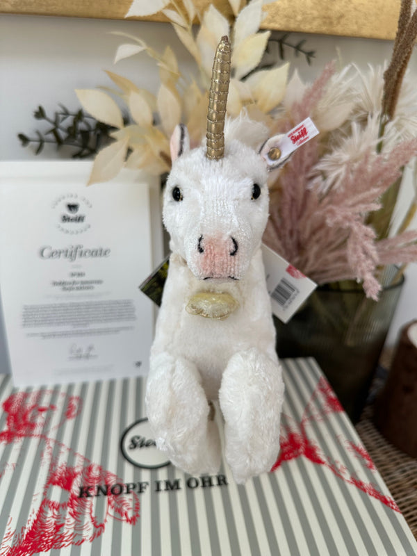 Soya Steiff White Limited Edition Teddies for Tomorrow Unicorn No 324