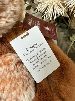 Einstein Plush Charlie Bears Limited Edition Giggler Teddy Bear