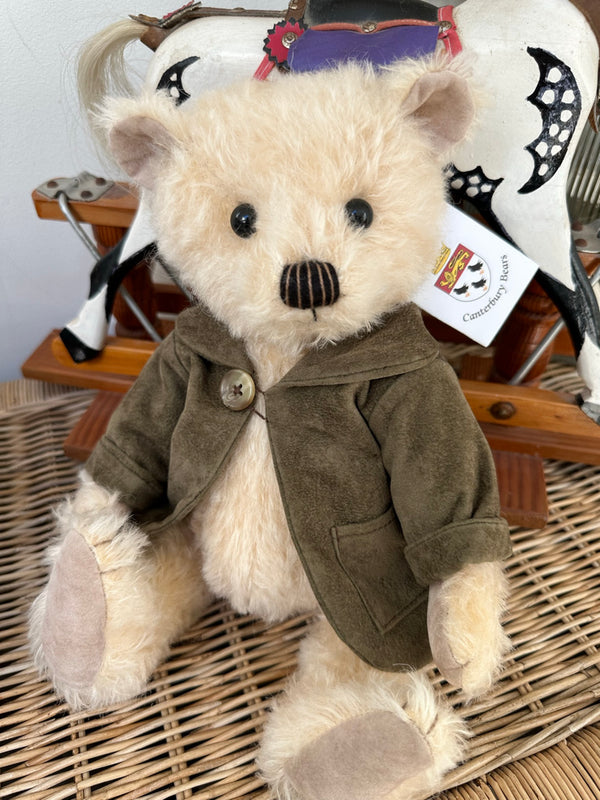 Cederic Fully Jointed Mohair Handmade 33cm Collectable Teddy Bear