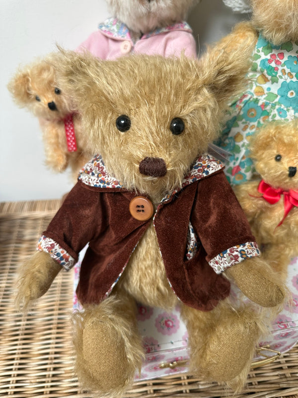 Harold 33cm Fully Jointed Mohair Handmade Collectable Teddy Bear