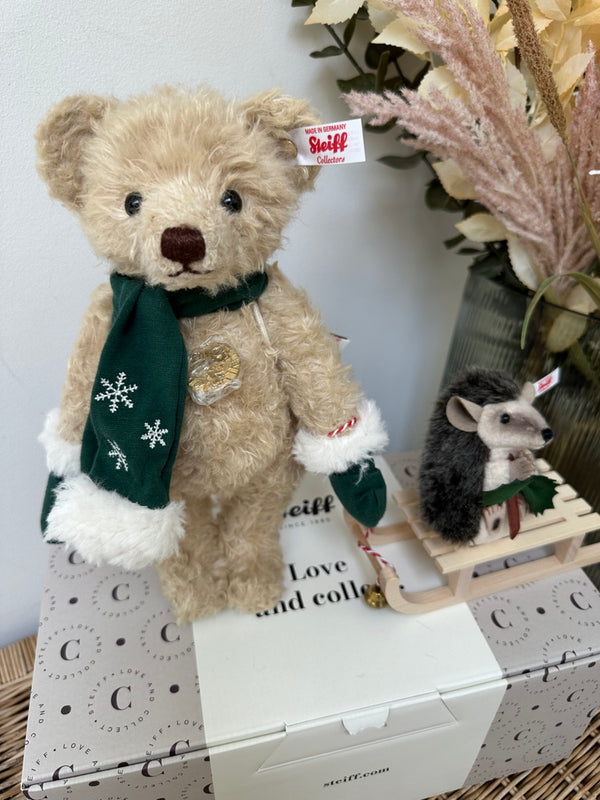 Teddys for Tomorrow Steiff Teddy Bear with Hedgehog Pair No 243