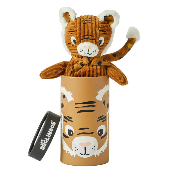 Speculos the Tiger in a Box Plush Children's Newborn Baby Toy