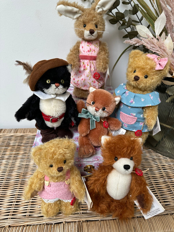 Daphne Hermann Teddy Original Limited Edition Miniature Collectable Mohair Kitten Cat No 74